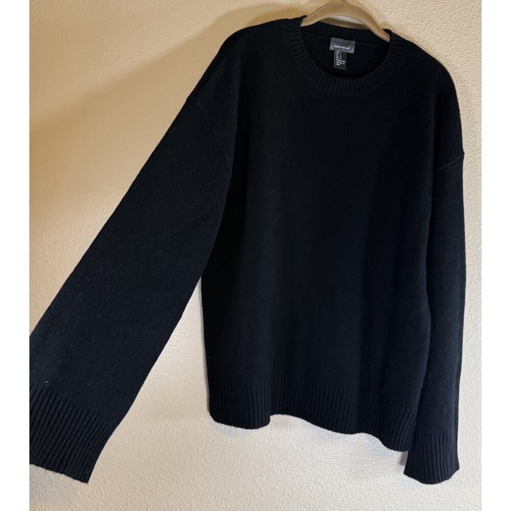 State Fusio Womens Size Large Sweater Merino Wool Long Sleeve Pullover